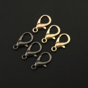 カニカン 4個セット 金具 ハンドメイド 手芸用品 手作り DIY ナスカン チェーン留め アクセサリーパーツ シンプル 交換 ゴールドカラー シルバーカラー 金色 銀色