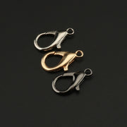 カニカン 4個セット 金具 ハンドメイド 手芸用品 手作り DIY ナスカン チェーン留め アクセサリーパーツ シンプル 交換 ゴールドカラー シルバーカラー 金色 銀色
