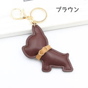 キーホルダー バッグチャーム キーリング レディース 女性 子供 女の子 イヌ 犬 チャーム リング アクセント かわいい おしゃれ 目印 シンプル カジュアル