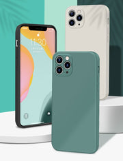 iPhoneケース アイフォンカバー 背面カバー ソフトタイプ 傷防止 防汚 無地 シンプル iPhone 12 13 14 mini Pro ProMax plus