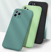 iPhoneケース アイフォンカバー 背面カバー ソフトタイプ 傷防止 防汚 無地 シンプル iPhone 12 13 14 mini Pro ProMax plus