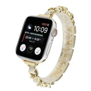 AppleWatch用 交換バンド 交換ベルト 腕時計用ベルト アップルウォッチ用 きれいめ キレイめ メタル 細身 38mm 40mm 42mm 44mm フェイクレザー レザー調 異素材 バイカラー おしゃれ かわいい 華奢 大人 ローズゴールド ホワイト 白 ブラック 黒 ピンク