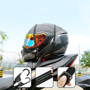 ゴムバンド バイク用 荷台用 ヘルメット用 フック付き 固定ベルト ヘルメットアクセサリー ゴムロープ 自転車用 ゴム紐 荷締め ヘルメットロープ ストラップ 荷物固定ベルト ゴムベルト 単品 長さ調節可 反射材 60cm 90cm 便利グッズ バイク用品 自転車用品 シンプル カジュアル 黒 赤 緑 青 黄 橙