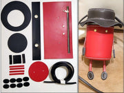 クラフトキット 手作りキット レザークラフト ハンドメイド 鞄 カバン DIY ショルダーバッグ ポシェット ポーチ 小物入れ 帽子 人形 ファスナー レザー調 レディース おしゃれ かわいい