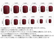ネイルチップ つけ爪 24枚セット 12サイズ ショート 短め スクエアオフ 貼るネイル バイカラー ピンク 無地 光沢感 おしゃれ