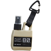 スプレーボトル 携帯用スプレー 80ml アルコール対応 詰替え容器 スプレー容器 霧吹き ストラップ付き カラビナ付き 消毒液 ミスト