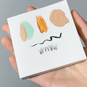 ネイルペーパー 50枚 ネイルパレット ネイル パレット ネイルツール ネイル用品 ミキシング 使い捨て 絵の具 色試験紙 お試し カラーチェック