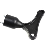 ゴルフスパイクレンチ ゴルフシューズ用 ゴルフレンチ 交換レンチ 鋲交換 取り外し 2ピン 工具 便利 ネジ ピン ゴルフ用品 ゴルフグッズ メンテナンス用品 黒