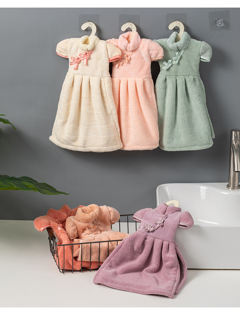 ハンドタオル ドレスタオル 手拭き 吊り下げ ふわふわ かわいい 商品画像2