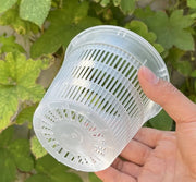 植木鉢 オーキッドポット 園芸用品 ガーデニング 穴あき 胡蝶蘭 多肉植物 観葉植物 プランター フラワーポット 屋内 屋外 クリア 透明