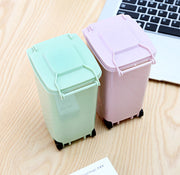 ゴミ箱 蓋つき ミニダストボックス コンパクト デスクトップ 卓上 キッチン 机 ごみばこ 小さい 寝室 リビング インテリア 小型 小物入れ 整理整頓 収納 ふたつき シンプル おしゃれ スタイリッシュ 便利