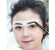 アイブロウテンプレート 両眉 52枚セット シール式 貼る 調節可能 アイブローテンプレート 眉毛プレート 眉用ステンシル 眉毛 美眉 楽ちん 簡単 時短 化粧 メイクアップ メイク用品 メイク雑貨