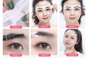 アイブロウテンプレート 両眉 52枚セット シール式 貼る 調節可能 アイブローテンプレート 眉毛プレート 眉用ステンシル 眉毛 美眉 楽ちん 簡単 時短 化粧 メイクアップ メイク用品 メイク雑貨