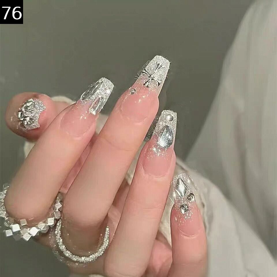 ネイルチップ つけ爪 24枚セット 12サイズ 貼るネイル 可愛い 商品画像4