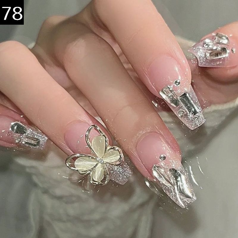 ネイルチップ つけ爪 24枚セット 12サイズ 貼るネイル 可愛い 商品画像5