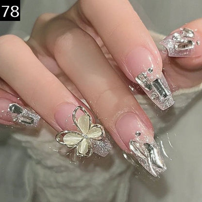 ネイルチップ つけ爪 24枚セット 12サイズ 貼るネイル 可愛い 商品画像5