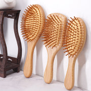 ヘアブラシ ヘッドブラシ 竹製 ヘアーブラシ クッションブラシ レディース メンズ コーム クシ シンプル ナチュラル ブラッシング 頭皮ケア ヘアケア 便利 日用品 生活雑貨 スクエア オーバル