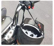 ヘルメットロック 南京錠 ヘルメットホルダー バイク用 鍵 カギ 錠 原付 スクーター 自転車 電動自転車 盗難防止 防犯対策 汎用 固定 ブラック 黒 便利 グッズ