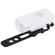 自転車用ライト ヘッドライト フロントライト LEDライト USB充電式 自転車 サイクリング 通勤 通学 レジャー 夜間 雨天 防水 取付簡単 ベルト 調節可能 ブラック ホワイト 黒 白 リチウム