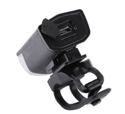 自転車用ライト ヘッドライト フロントライト LEDライト USB充電式 自転車 サイクリング 通勤 通学 レジャー 夜間 雨天 防水 取付簡単 ベルト 調節可能 ブラック ホワイト 黒 白 リチウム