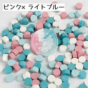 シーリングワックス 100粒 シーリングスタンプ用品 封蝋 小粒 カラフル ワックス 単品 レター 招待状 手紙 ラッピング プレゼント