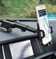 スマホスタンド 車用 スマホホルダー 2タイプ 吸盤式 クリップ式 エアコン吹き出し口 通風口 車載ホルダー 伸縮アーム 回転可能 カー用品 スマホアクセサリー