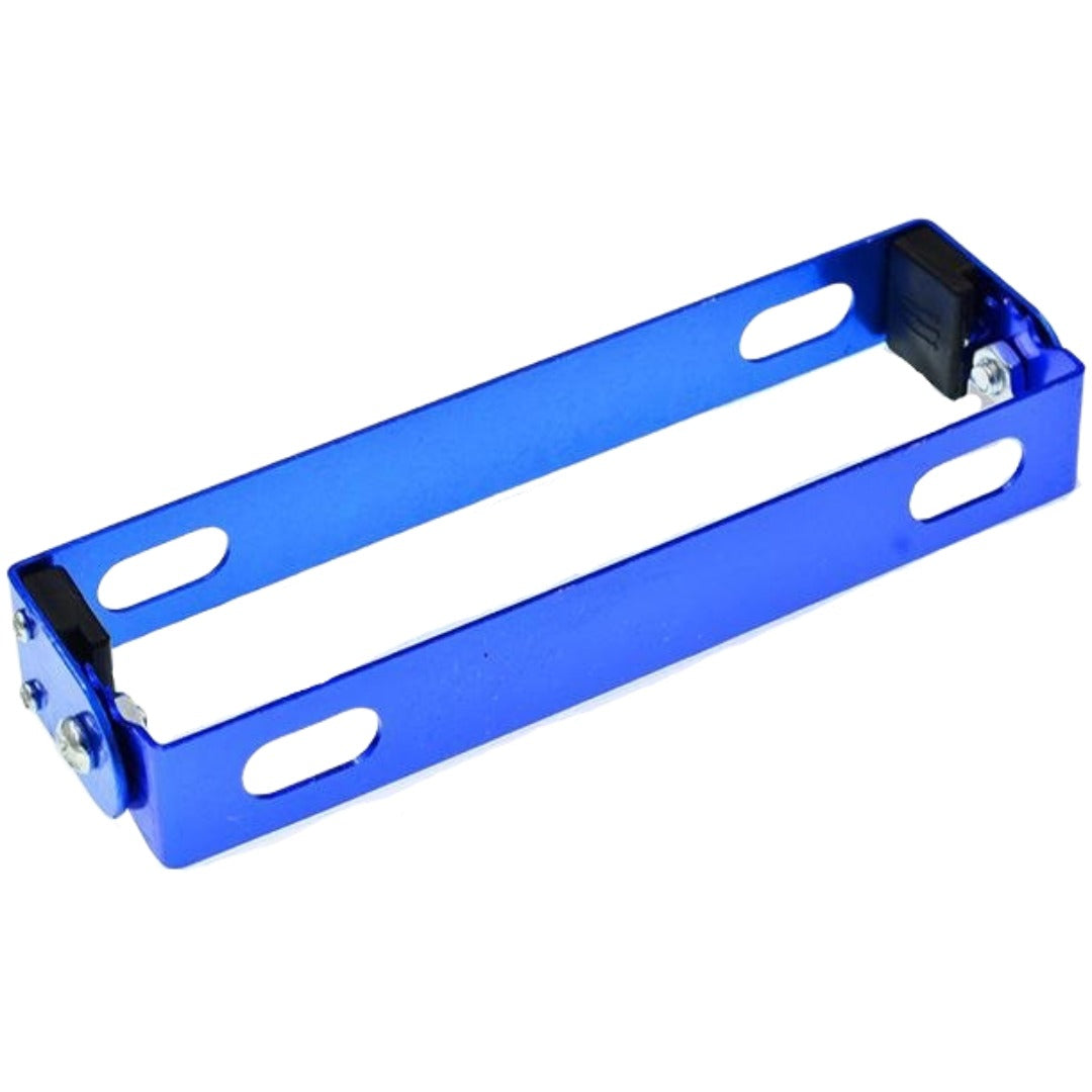 ナンバープレートステー フレーム 角度調節 カスタム 180度 汎用 ブルー バリエーション画像
