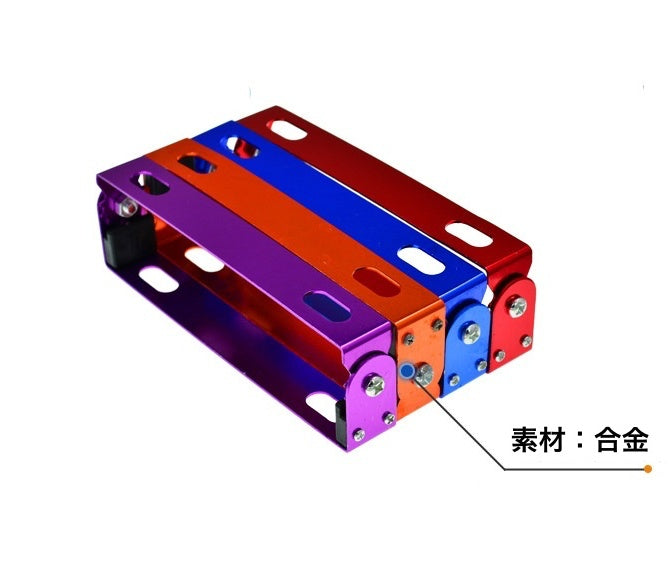 ナンバープレートステー フレーム 角度調節 カスタム 180度 汎用 商品画像3
