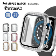 アップルウォッチカバー Apple Watch 保護ケース 保護カバー メタル風 キラキラ 傷防止 汚れ防止 保護 49mm Ultra スマートウォッチアクセサリー
