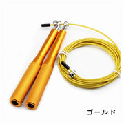 縄跳び とび縄 トレーニング用 大人用 なわとび 跳び縄 ジャンプロープ ワイヤー 調節可能 筋トレ ダイエット スポーツ エクササイズ フィットネス 減量