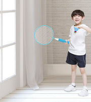 バドミントン ミニラケット おもちゃ 玩具 スポーツトイ 子供 キッズ 男の子 女の子 羽付き シャトル付き 外遊び アウトドア 屋外 室内 スポーツ ラケット 運動 パーティー 行事 イベント ギフト プレゼント 贈り物