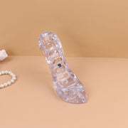 アクセサリースタンド アクセサリーホルダー アクセサリー リング 指輪 収納 ハイヒール ヒール 靴型 片付け 整理整頓 ディスプレイ ジュエリー おしゃれ 透明 黒 クリア ブラック