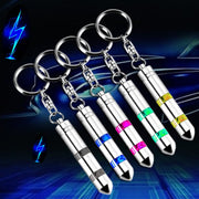 静電気除去キーホルダー 静電気防止 放電 除電 光る 車用品 カーアクセサリー ドレスアップ用品 スティック型 扉 ドアノブ キーケース