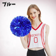 チアポンポン チアリーダー コスプレ 応援グッズ パーティー イベント チアガール チアリーディング ダンス 運動会 舞台 部活 体育祭 カラバリ豊富 可愛い キラキラ