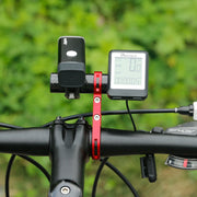 延長ブラケット ハンドルバー 自転車 マウンテンバイク 自転車アクセサリー 10cm 拡張 エクステンション メーター GPS スマホ