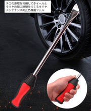 タイヤレバー 単品 1本 タイヤ交換 ホイール 脱着 タイヤスプーン タイヤ外し 工具 自動車 カー用品 メンテナンス用品 スプーンタイヤレバー バイク オートバイ タイヤチェンジ パンク時 修理