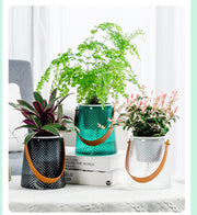 プランターカバー 植木鉢カバー フラワーポット 置き型 ガーデニング DIY インテリア 花瓶 鉢 観葉植物 お花 植木鉢入れ おしゃれ クリアカラー