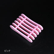 ネイルブラシホルダー ネイルペン置き ジェルネイル ネイルアート セルフネイル用品 筆置き 5本分 横置き スタンド クリア ピンク ローズ