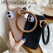 スマホカバー iPhoneカバー スマホケース iPhoneケース スマホリング付き レディース 女性 iPhone15 iPhone14 iPhone13 シリコン メンズ 男性 男女兼用 ユニセックス スマホ関連雑貨 スマホアクセサリー 無地 ブラック ブラウン シンプル カジュアル フェミニン かわいい キュート エレガント クール かっこいい