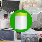 ロールマスカー 塗装養生シート 1巻 20m 12m 和紙マスキングテープ付き ペンキ 塗装用品 養生材 窓 壁面 車 内装工事