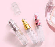アトマイザー 5ml 小分け 詰め替え容器 スプレーボトル 香水 化粧水 旅行 持ち運び 携帯用 クイックチャージ 透明 クリア