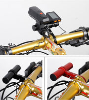 自転車ハンドルバー 延長バー ブラケット エクステンダー 延長ブラケット 多機能 多用途 自転車ホルダー スマホ取り付け ライト取り付け 自転車アクセサリー ハンドル延長バー 拡張 マウンテンバイク サイクリング 黒 赤 青