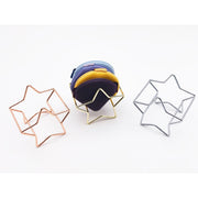 メイクスポンジスタンド スポンジ置き パフホルダー スポンジホルダー 星 スター ゴールドカラー ファンデーション かわいい おしゃれ