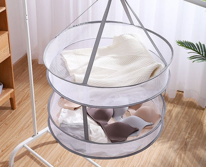 平干しネット 天干しネット バスケット 省スペース 1段 2段 商品画像2