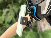 ヘルメットマウント 顎マウント マウントホルダー アクションカメラアクセサリー GoPro スマホ フルフェイス ストラップ 取り付け式 カメラ固定 手ぶら 撮影 バイク 自転車 MTB モトクロス アクションカム用アクセサリー