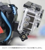 ヘルメットマウント 顎マウント マウントホルダー アクションカメラアクセサリー GoPro スマホ フルフェイス ストラップ 取り付け式 カメラ固定 手ぶら 撮影 バイク 自転車 MTB モトクロス アクションカム用アクセサリー