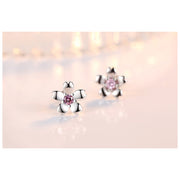 ピアス フラワーピアス 桜 花 スタッドピアス 小ぶり 小さめ アクセサリー ジュエリー シルバーカラー ホワイト ピンク 上品 清楚 プレゼント ギフト