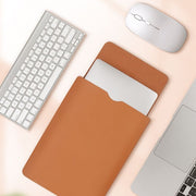 ノートパソコンケース インナーケース ノートPC タブレット macbook 持ち運び レザー調 無地 薄型 シンプル おしゃれ かっこいい スリム フェイクレザー 収納 ビジネス オフィス 上品 カジュアル 女性 男性 ギフト