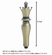 シーリングスタンプ用ハンドル シーリングワックス ハンドル スティック 金属製 封蝋 封ろう 持ち手 取っ手 王冠 交換用 付け替え おしゃれ 上品