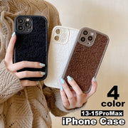 iPhoneケース iPhoneカバー スマホケース スマホカバー 秋 冬 もこもこ ふわふわ ボア 背面保護 傷予防 傷防止 可愛い シンプル iPhone用 スマートフォン アイフォン 携帯ケース 保護カバー おしゃれ